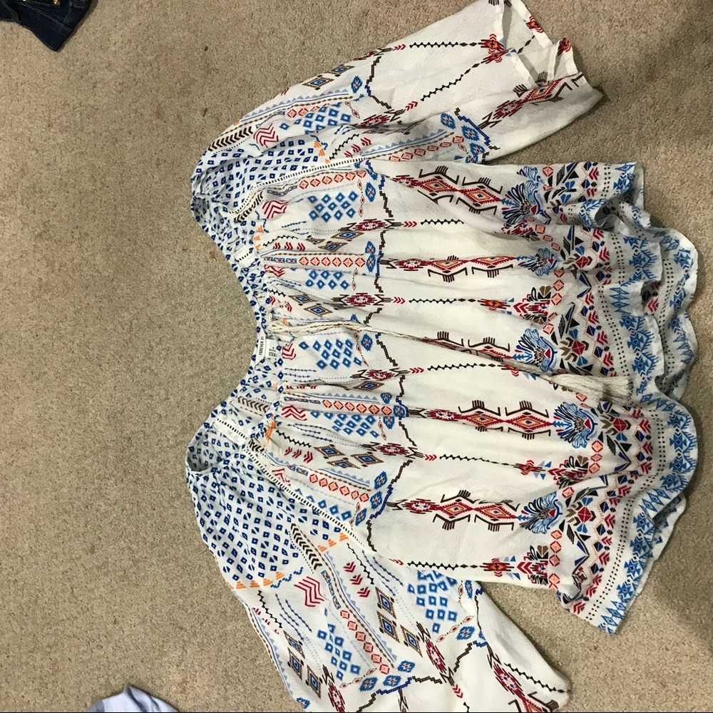 flowy 3/4 sleeve top